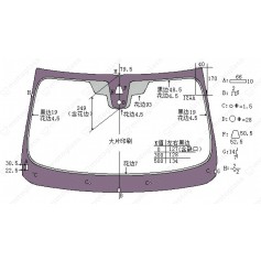 SZYBA DO BMW X1 II F48 16- +CAM +SENS ADAS +HUD