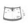 SZYBA DO BMW 2-SERIE F46 GRAND TOURER  15- +SENS