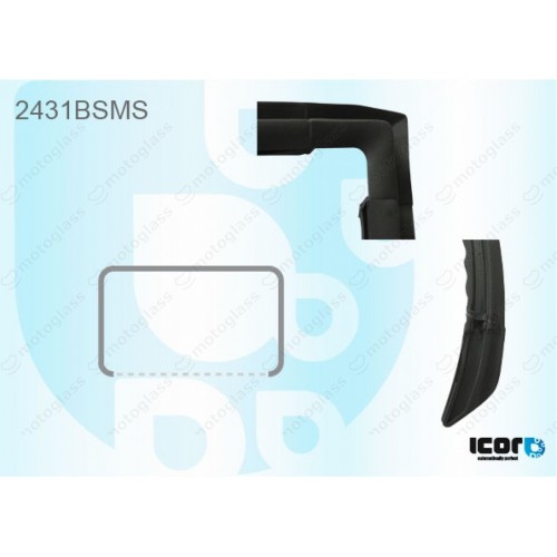 USZCZELKA DO BMW 3-SERIE E36 4D 91-98 RAMA "U" TYLNA SZYBA