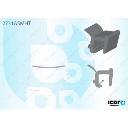 USZCZELKA DO CITROEN C2 3D 03-10 LISTWA GÓRNA
