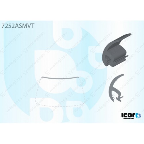 USZCZELKA DO RENAULT TRAFIC II/ VIVARO / NI.PRIMASTAR  01-14 LISTWA GÓRNA