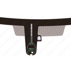 SZYBA DO HONDA CIVIC VIII 3/5D HB 06-11 +SENS ( z uszczelką górną )