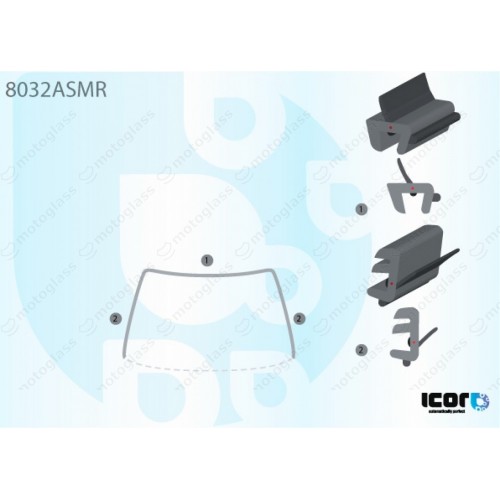 USZCZELKA DO SUZUKI GRAND VITARA II 3/5D 05-14 USZCZELKA U