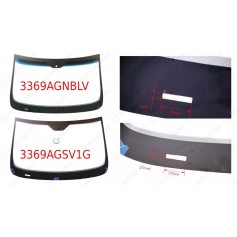 SZYBA DO FIAT DOBLO II 14-