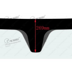 SZYBA DO FIAT 500C 17- +ANTENA