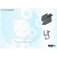 USZCZELKA DO CITROEN C2 3D 03-10 LISTWA DOLNA