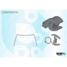 USZCZELKA DO RENAULT KANGOO I 01-08 USZCZELKA CZOŁ.