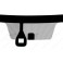 SZYBA DO MITSUBISHI L 200 IV 15-19 +SENS